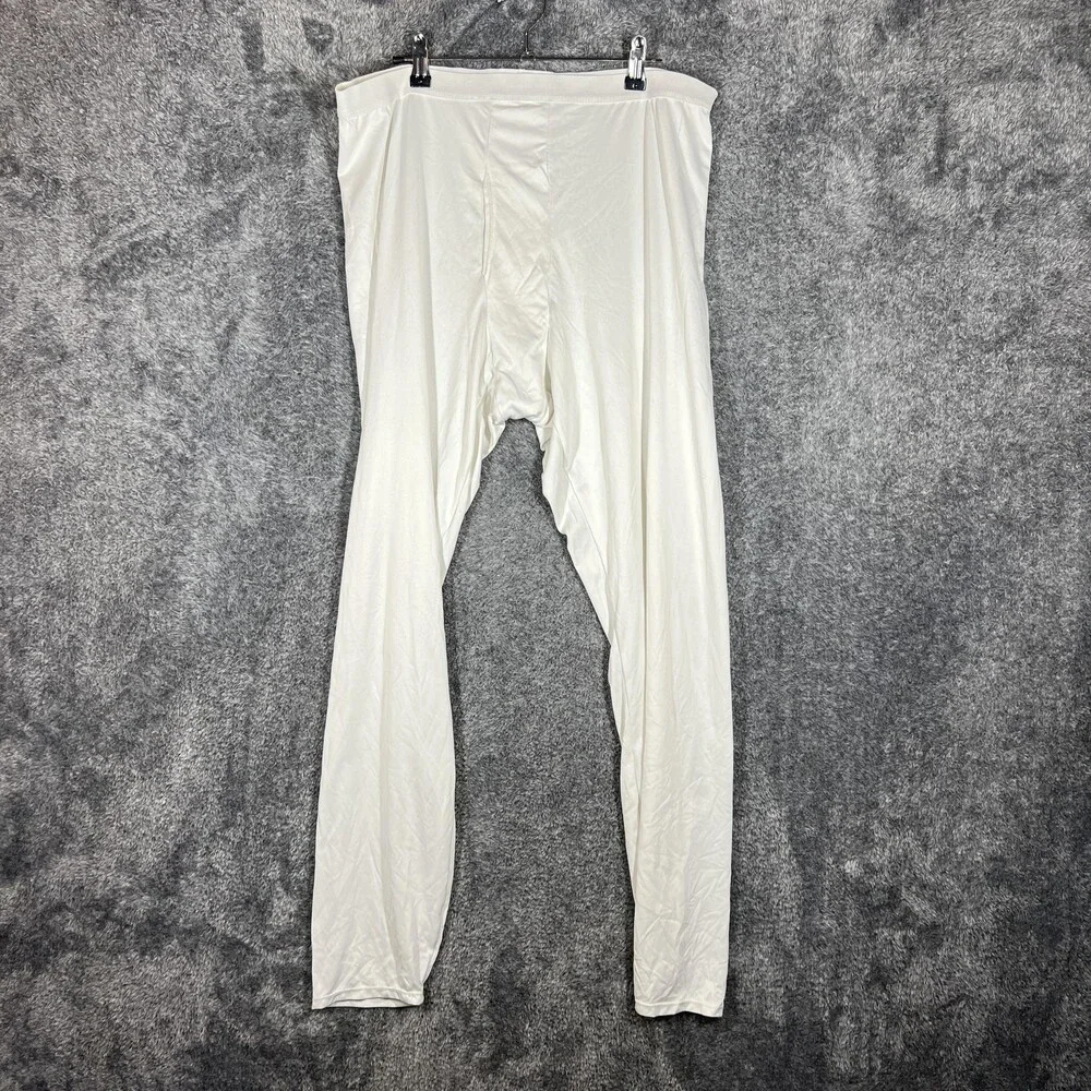 Patagonia Thermal Pants Mens XL White Capilene Lightweight Long Johns Base Layer